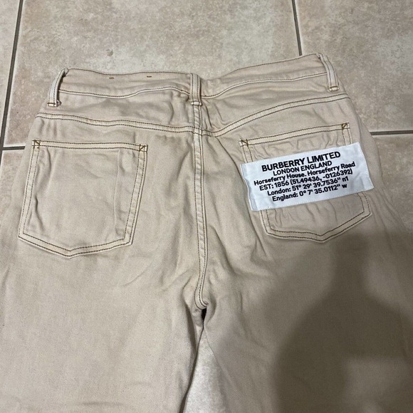 RARE Burberry Limited London Adult Size 28x30 Khaki Pants Fall 2020 Collection - Picture 9 of 9